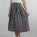 Linen skirt/ Linen maxi skirt/ Summer skirt/ Casual skirt/ Linen skirt with buttons
