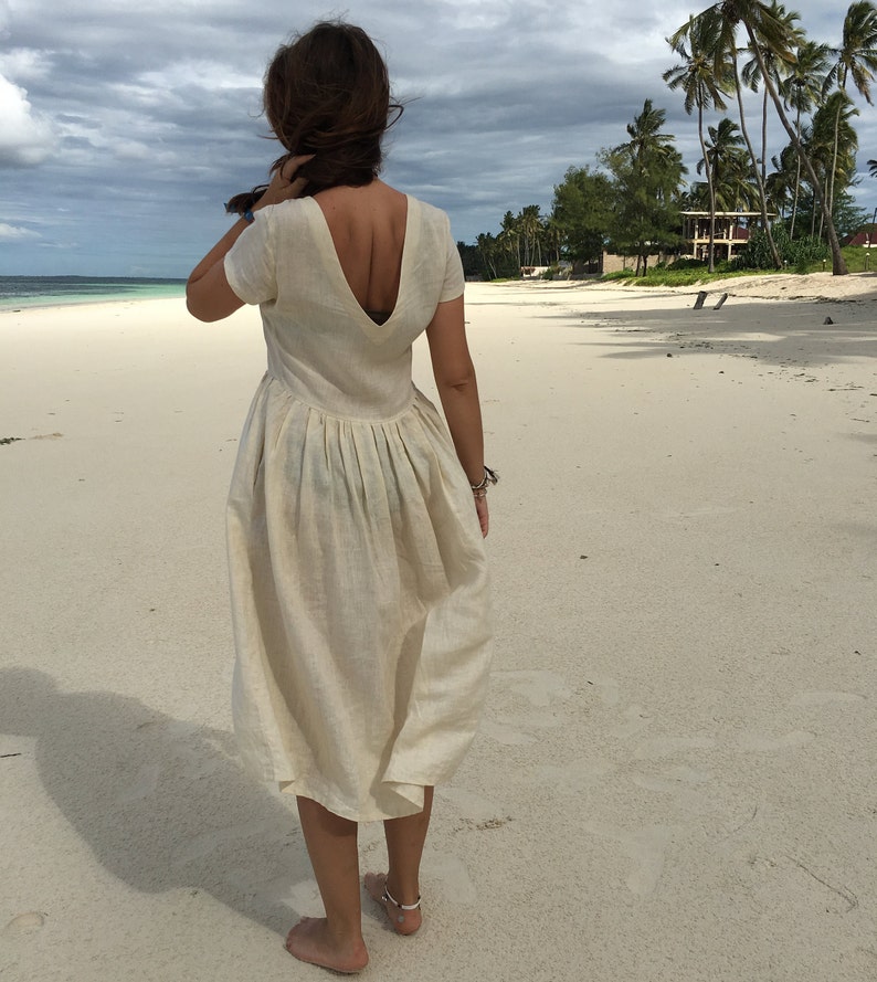 Linen Dresses for Women Linen Women Dress Linen Casual Etsy UK