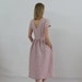 Linen dresses for women,Linen dress, Linen women dress , Linen dress with pockets, Linen summer dress,