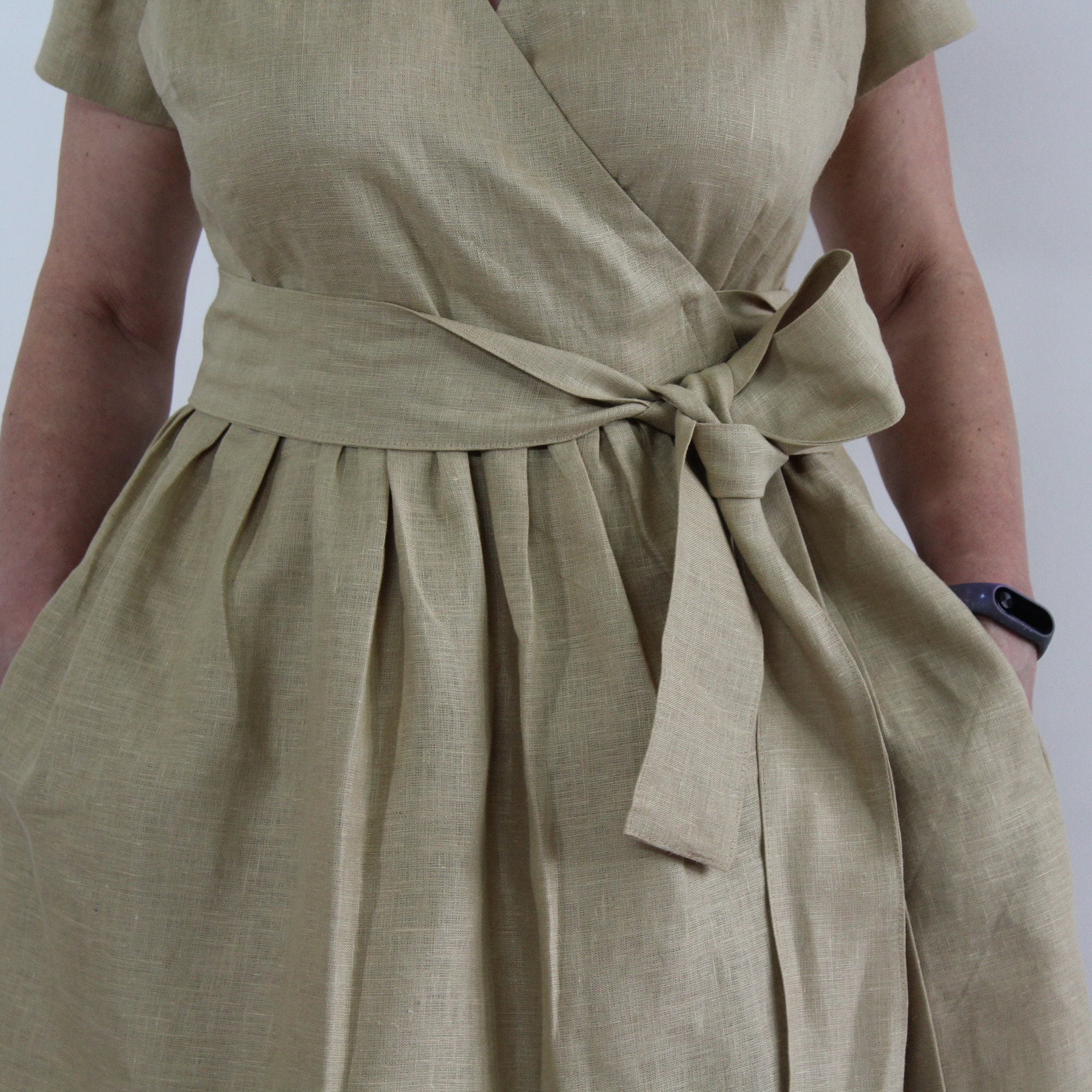 Linen Dresses for Women Linen Wrap Dress Linen Casual - Etsy