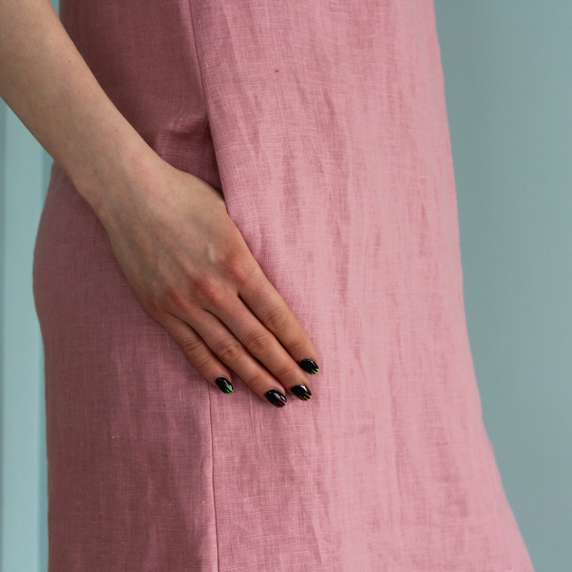 Linen Dresses for Women, Elegantl Linen Women Dress, Pure Linen Dress, Rose Dress, Summer Linen Dress, Clothes, Maxi Dress