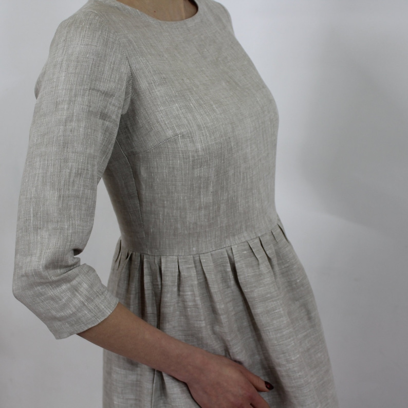 Linen dress for women, Linen women dress, linen casual dress, linen summer dress 