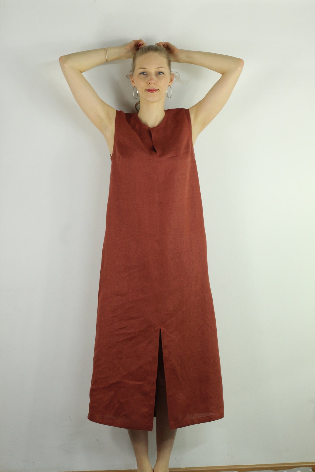 Linen Dress/ Maxi Dress/ Linen Long Dress/ Linen Summer Dress/ Linen ...