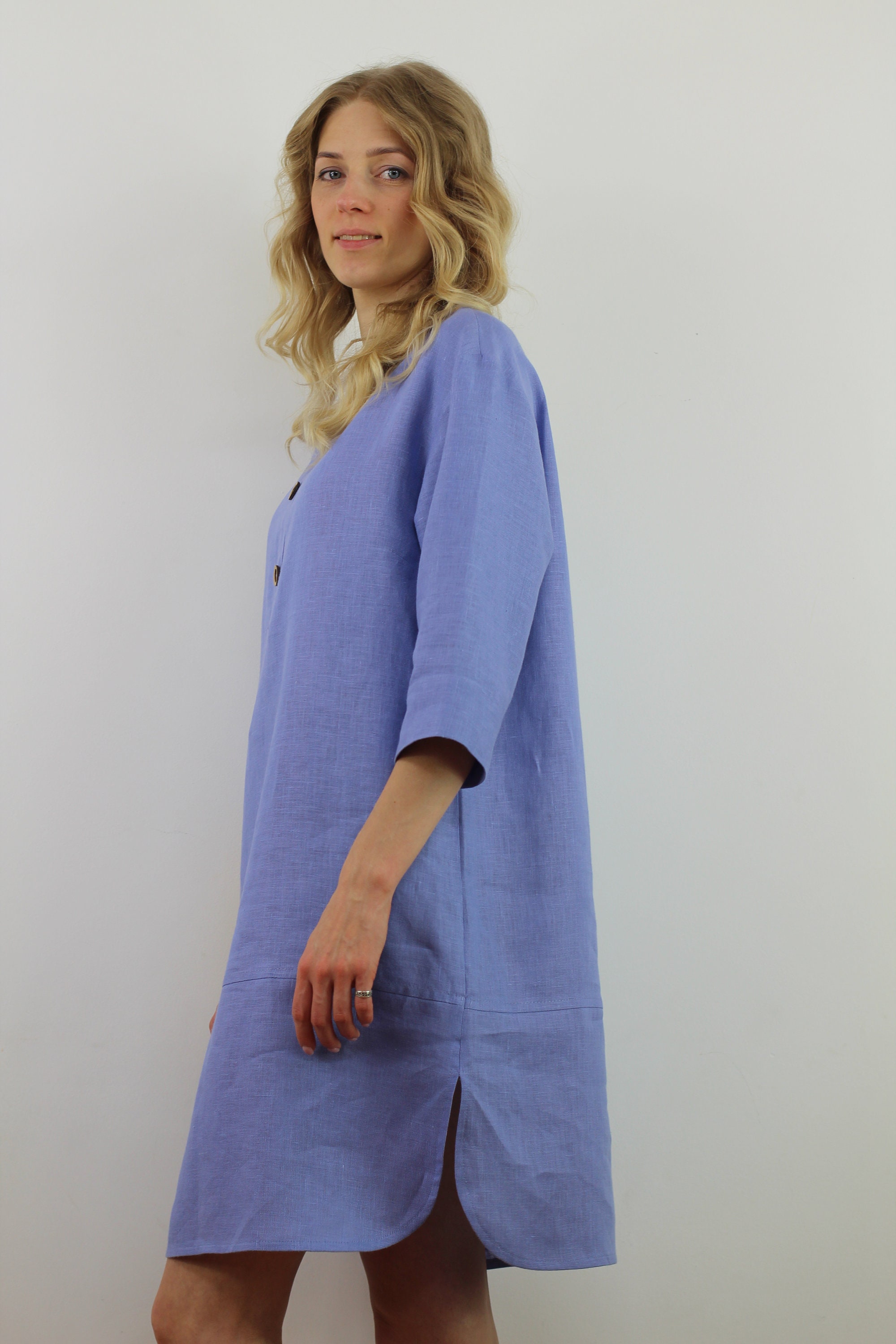 Linen tunic/ Linen dress for women/ Linen women dress/ Linen casual dress/ Linen summer dress