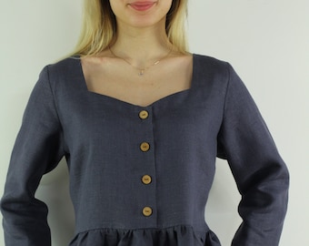 Linen dresses for women,Linen dress, Linen women dress  , Linen dress with pockets, Linen summer dress,