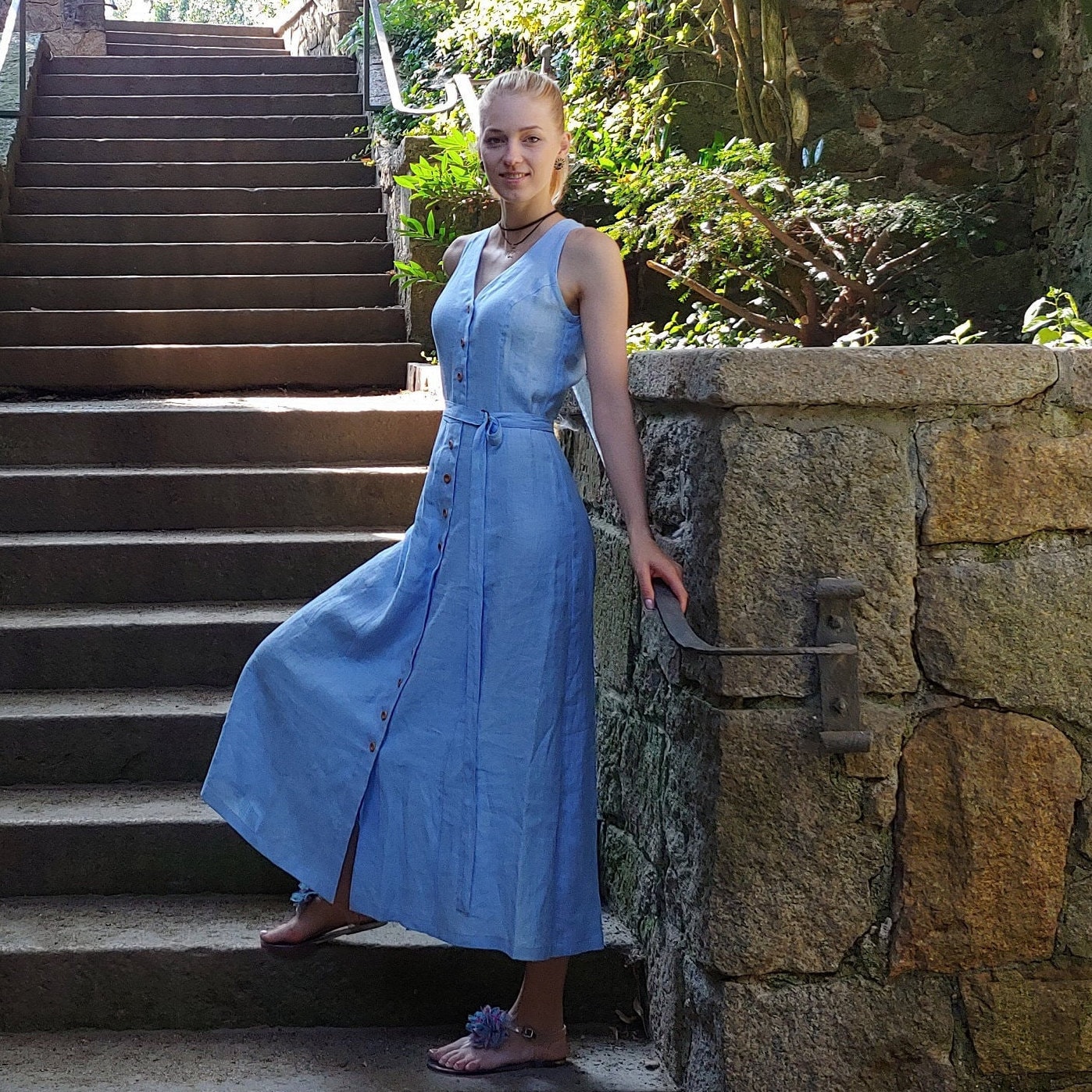 Hailee Dress - 100% Linen