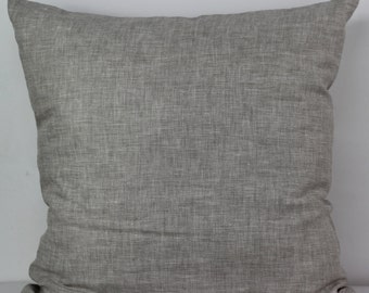 100% Natural Linen Pillow Case, Square Pillow Cover, Linen Cushion Cover, Simple Color Pillow cover, Linen Throw Pillow,