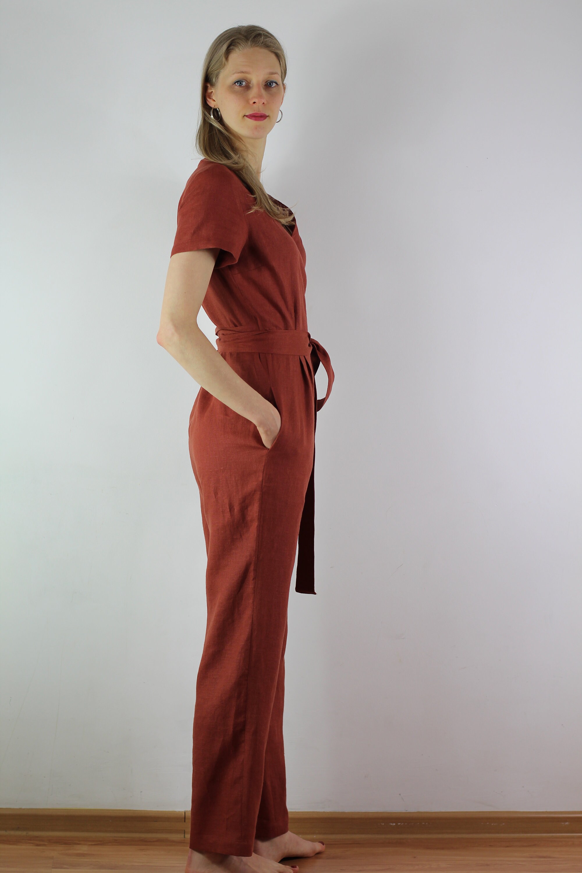 Linen Jumpsuit main image 0