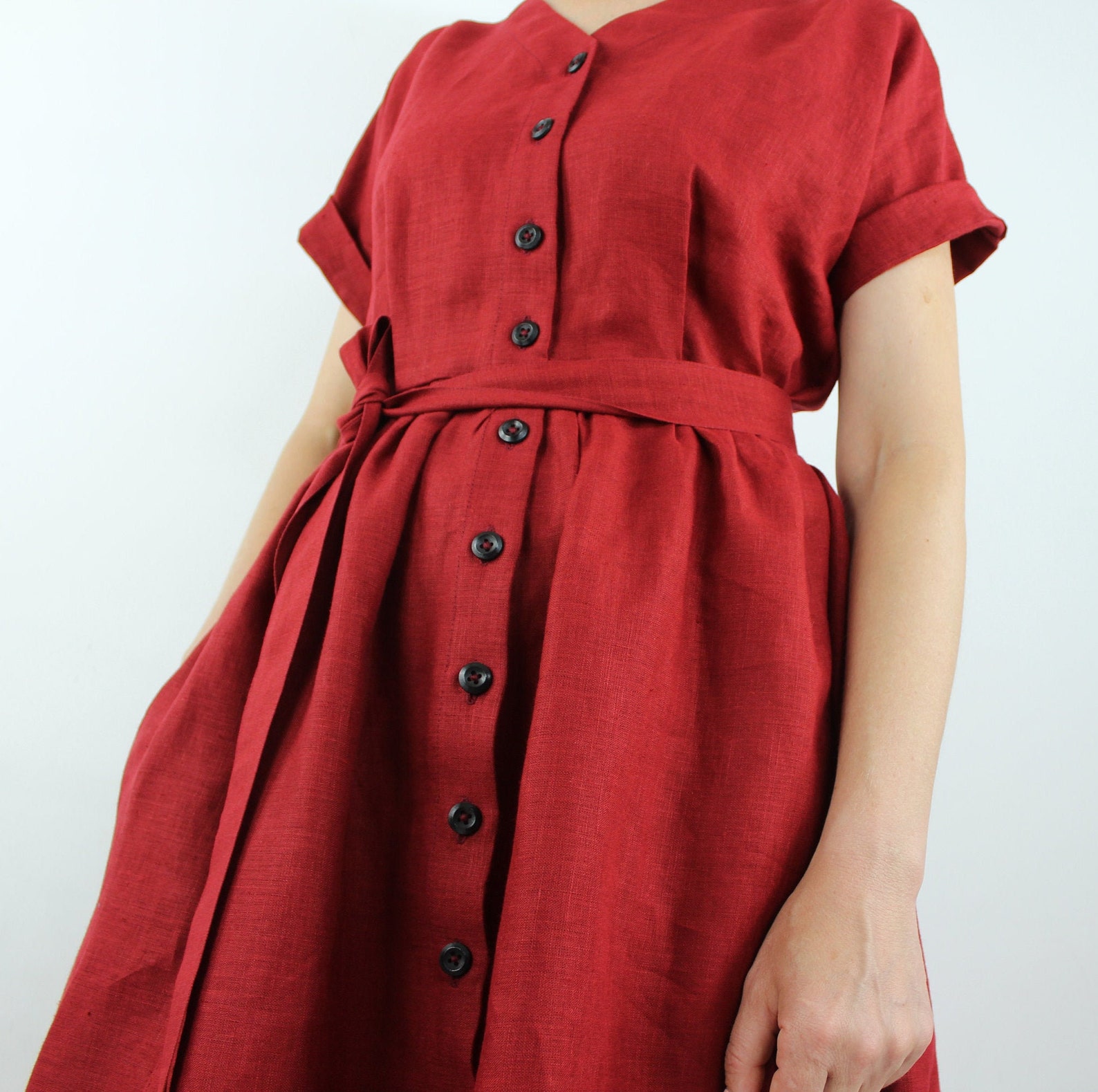 Linen Women Dress Linen Casual Dress Linen Summer Dress - Etsy