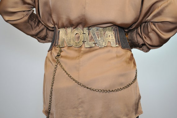 NOLITA Lether Belt Unique Design Vintage Belt Nort