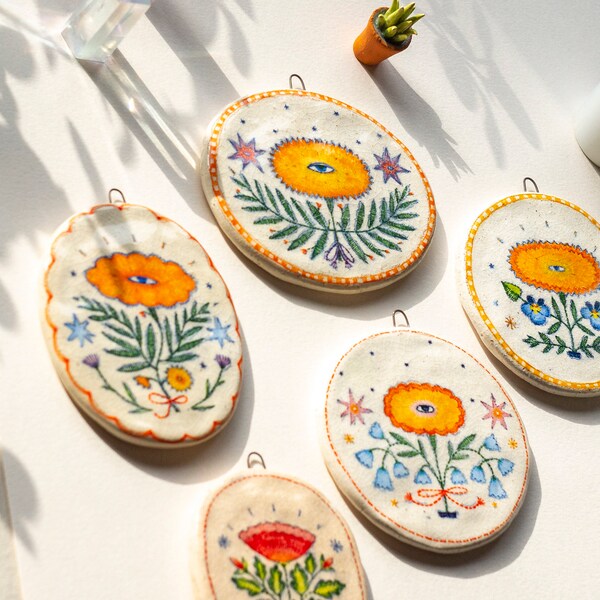 Ceramic Wall Art Etsy