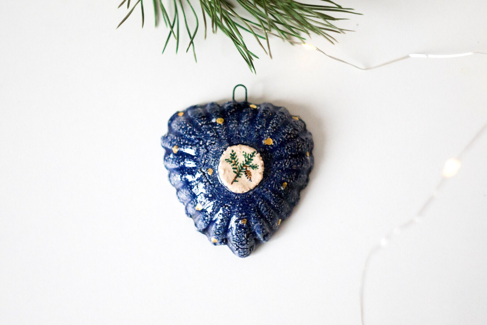 Christmas ceramic ornaments Handmade Ornament Pottery Etsy