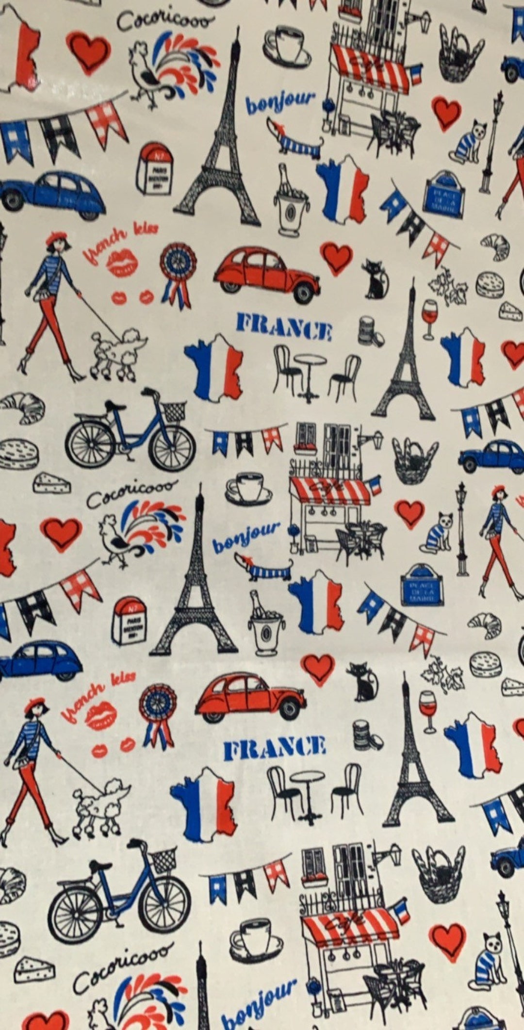 Cotton Printed Patterns France - Etsy