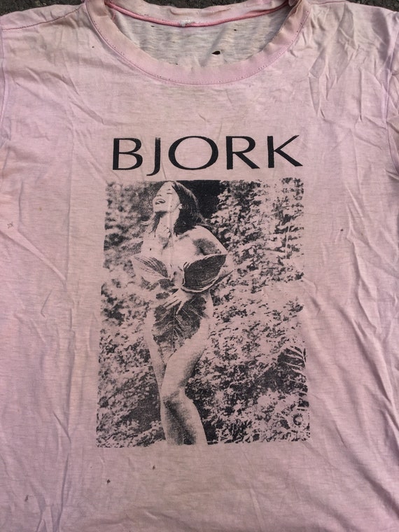 vintage bjork t shirt rare