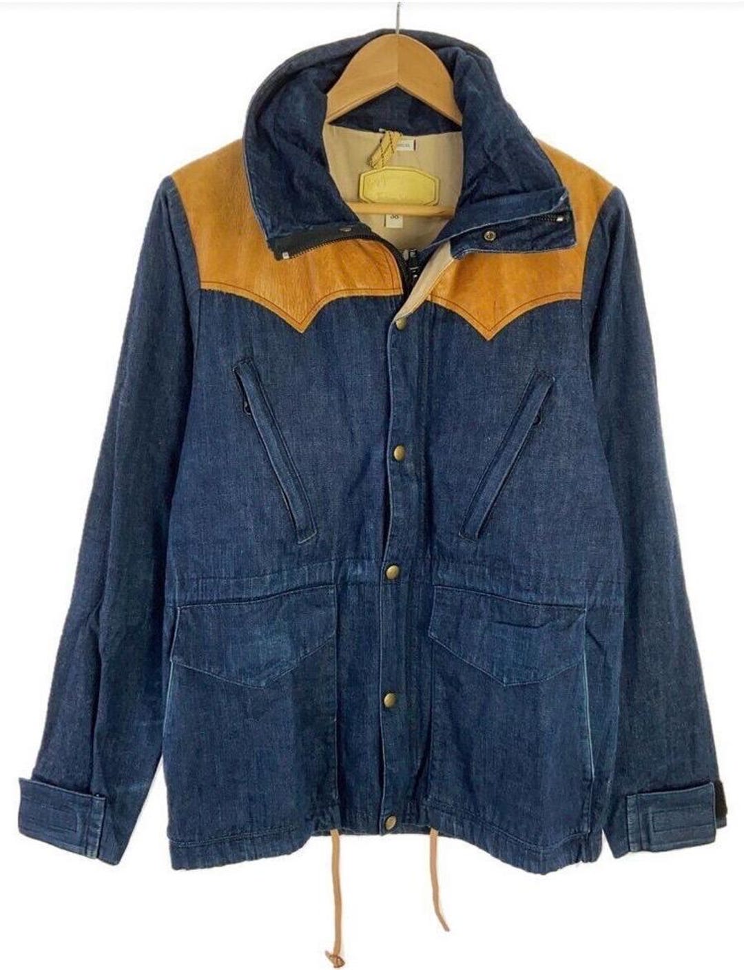 ロッキーマウンテン × ウエアハウスデニム マウンテンパーカー ジャケット 別注 ロッキーマウンテン × ウエアハウス別注 デニム マウンテンパーカー