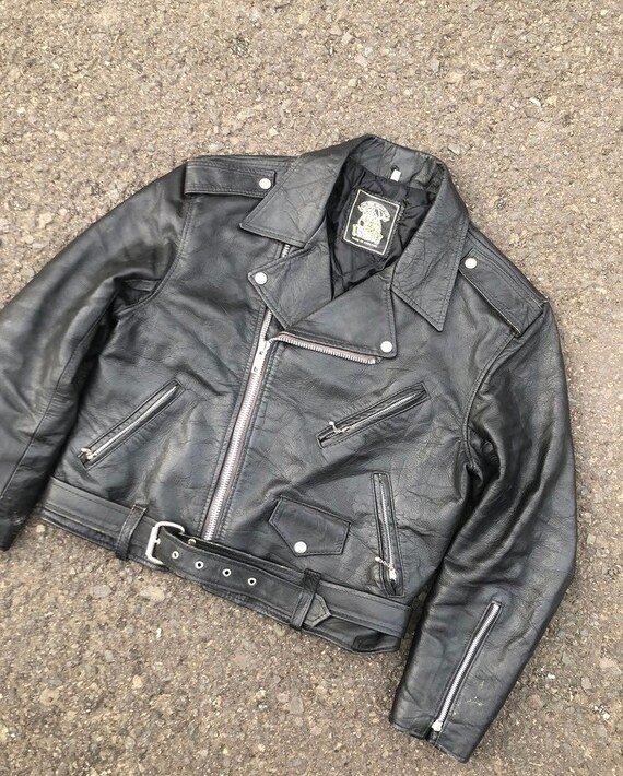 90's Luis leather 666期 Lightning jacket Lightning No.402L Ladies
