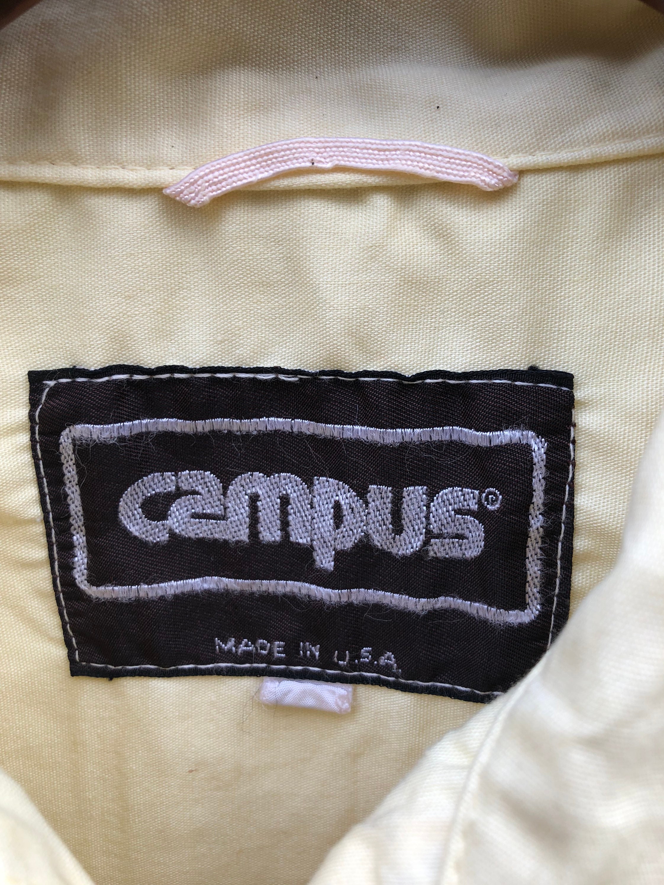 50〜60's CAMPUS OUTERWEAR Vintage Campus Outerwear USA Made Light Weight Jacket 50-60s