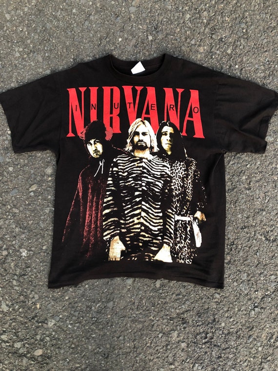 NIRVANA IN UTERO 90s Tシャツ Vintage Nirvana in Utero Rare Early 90s - Etsy