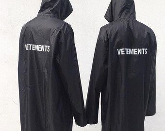 Vetements Raincoat Jacket - Etsy