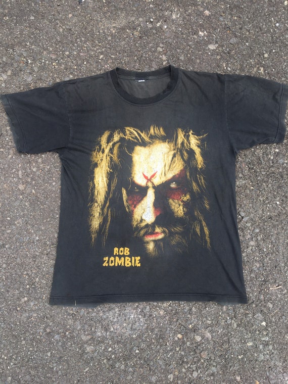 vintage rob zombie t shirt early 2000