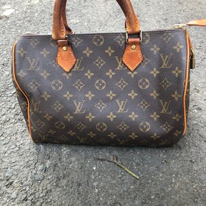 90's Louis Vuitton Mini Speedy with Push Lock Closure