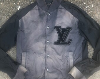 LOUIS VUITTON Vintage LV Logo Hoodie Jacket Pants Set #M Cotton Dark Gray  RankAB