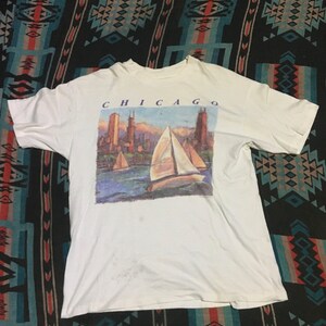 vintage chicago bant tshirt 90s