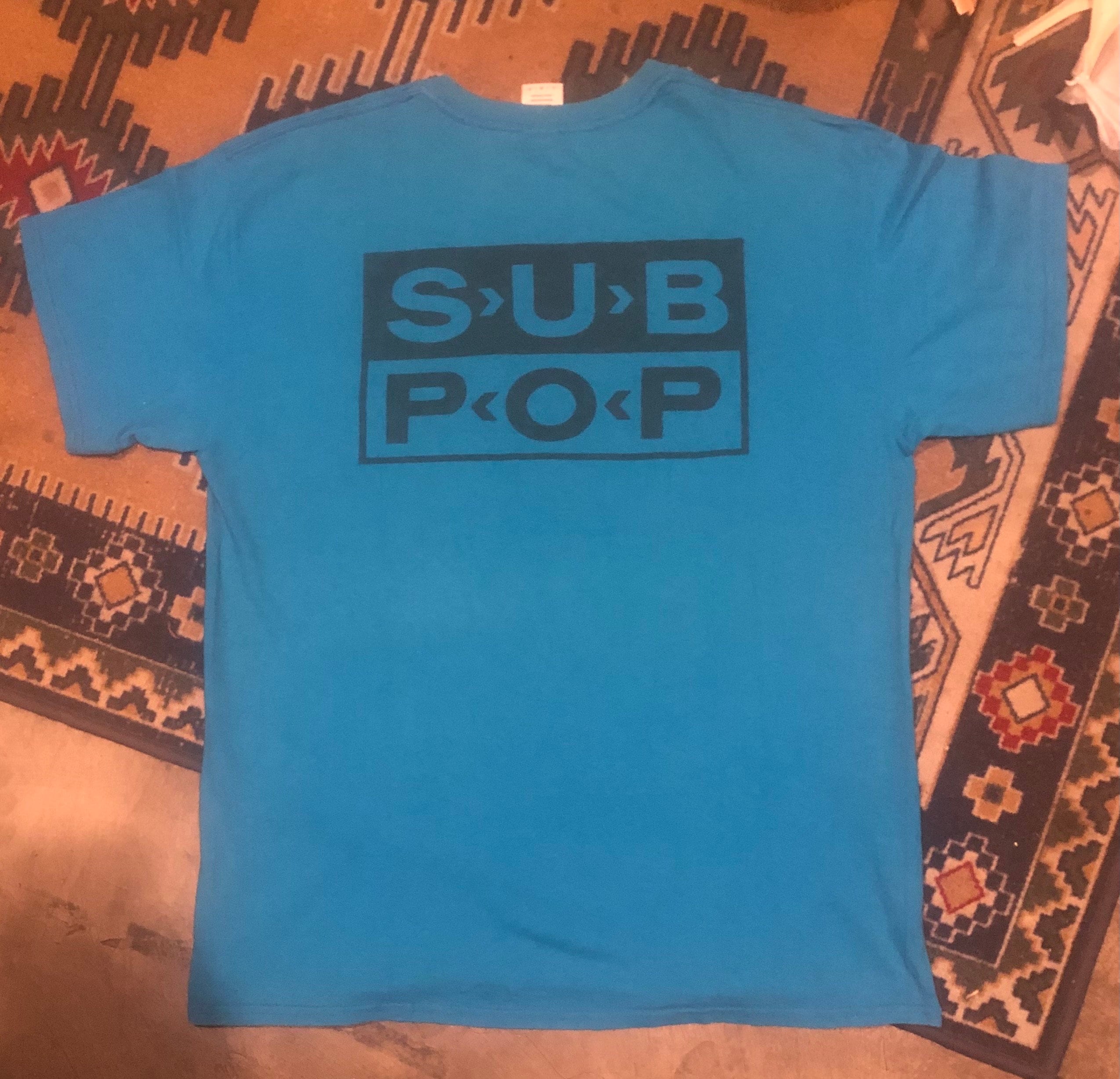 Vintage Sub Pop Tshirt - Etsy Vintage Sub Pop Tshirt - Etsy