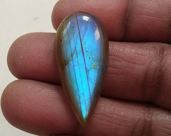 Amazing Gold Flashy Labradorite Cabochon Gemstone Oval Shape Handmade Gemstone Flashy Labradorite Size 35x19x7 MM Wholesale Labradorite