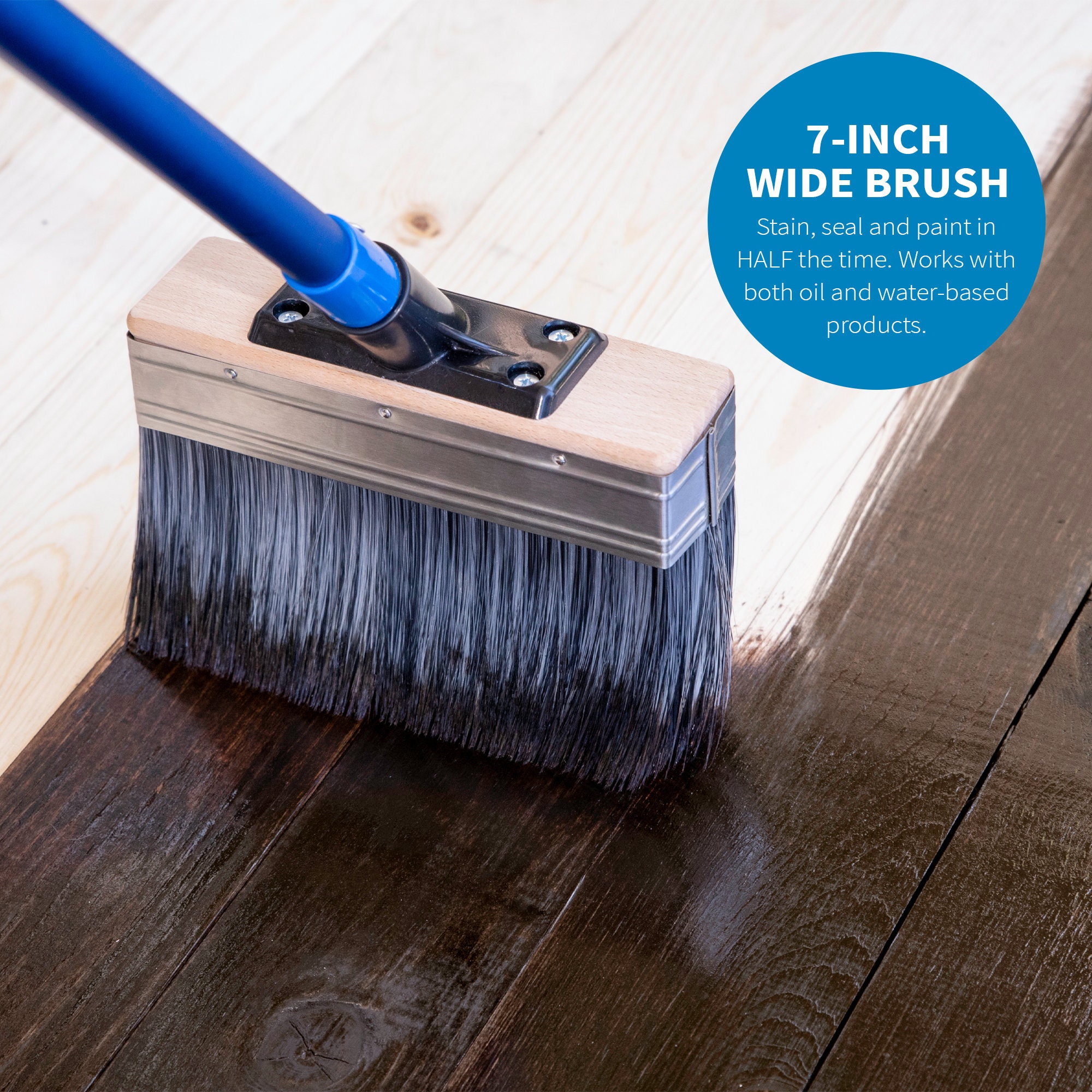 Precision Defined Deck Stain Brush Large 7Inch Deck Brush Etsy