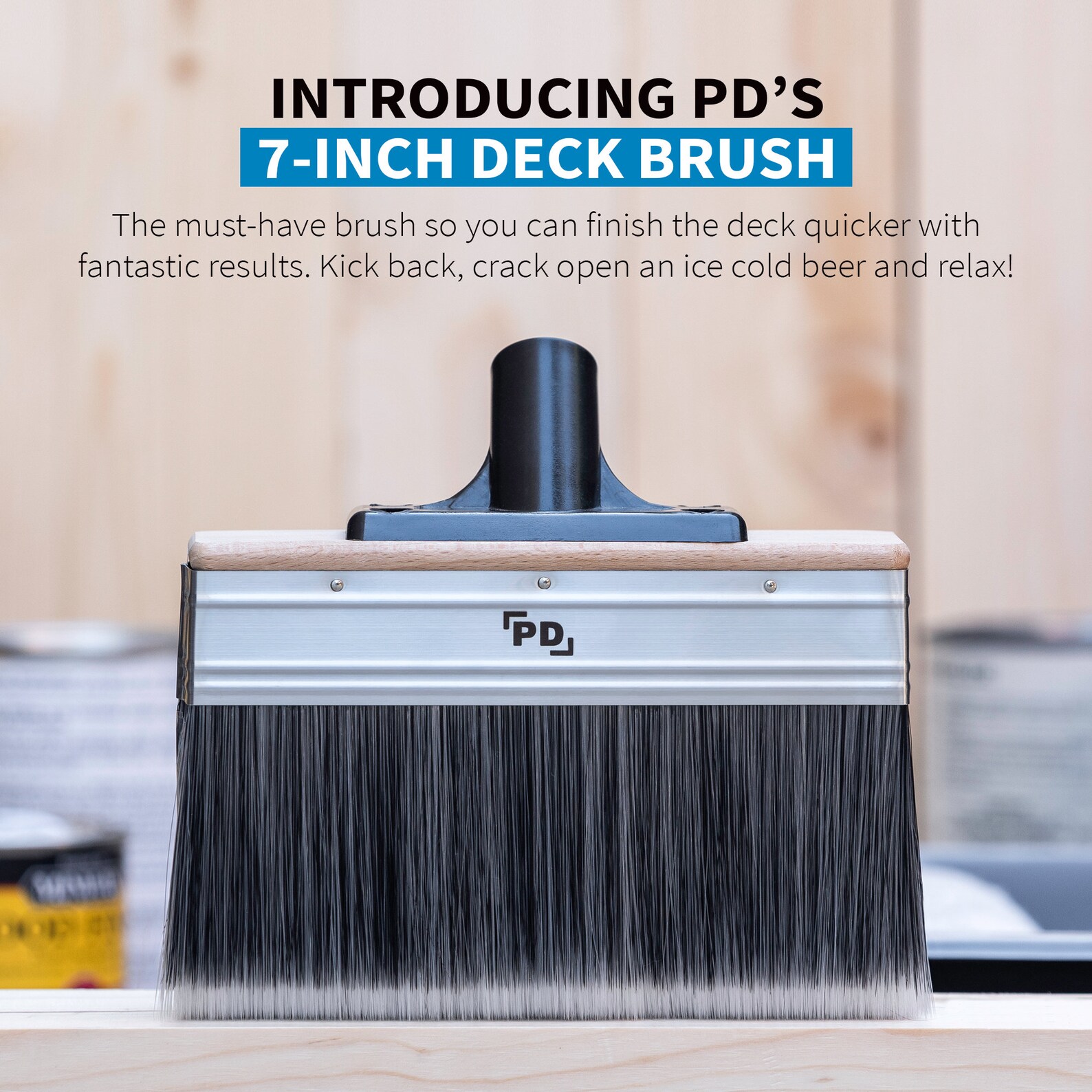 Precision Defined Deck Stain Brush Large 7Inch Deck Brush Etsy