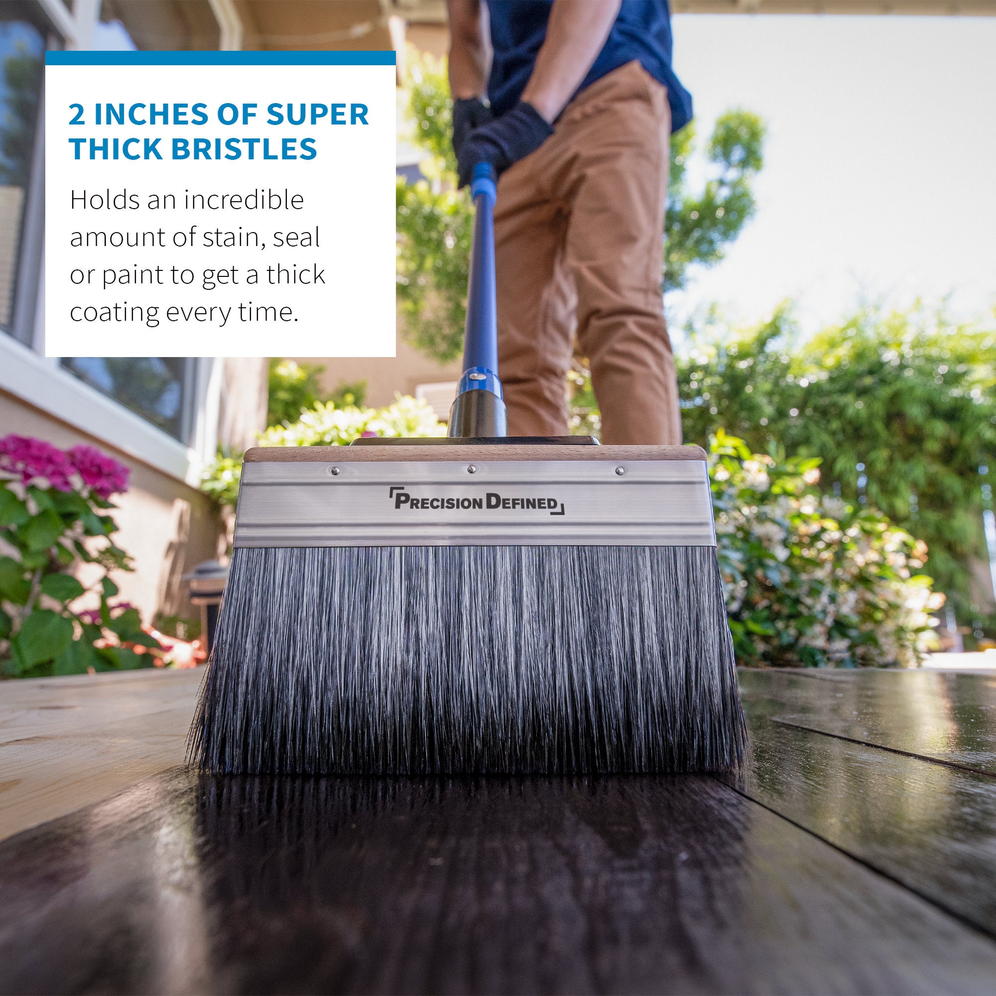 Precision Defined Deck Stain Brush Large 7Inch Deck Brush Etsy