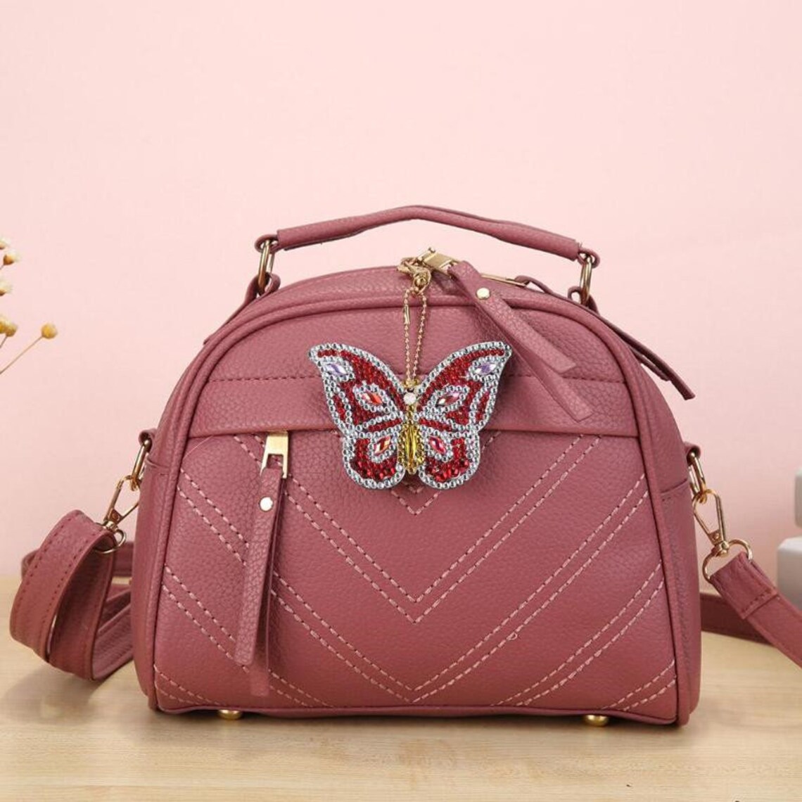 5 DIY Diamond Painting Sparklers Keychains Butterflies each | Etsy