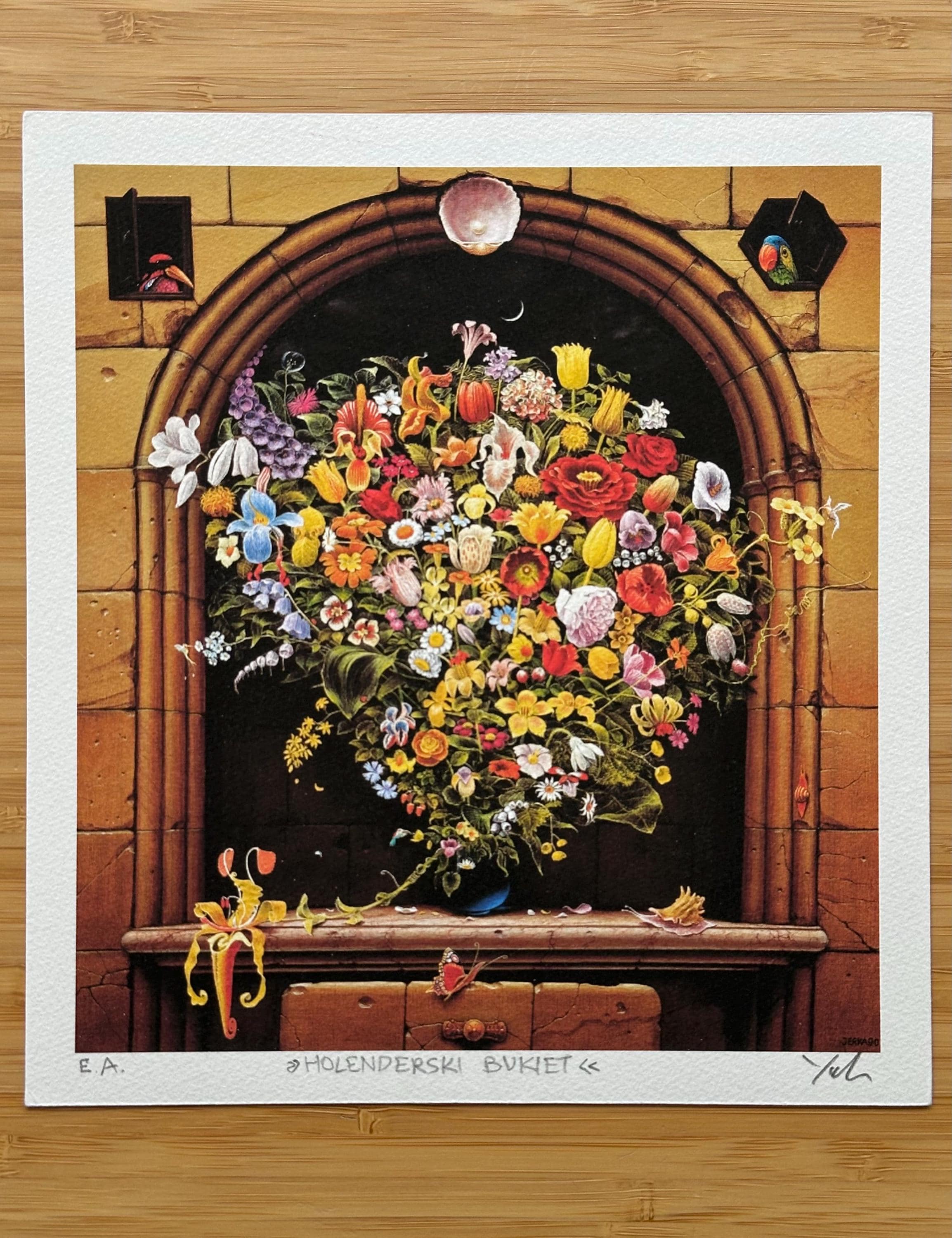 フランドルの花束ジクレー アート プリント ヤチェク・イェルカ - Etsy