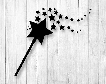 Download Fairy Wand Svg Etsy