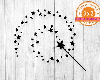 Download Princess Wand Svg Etsy