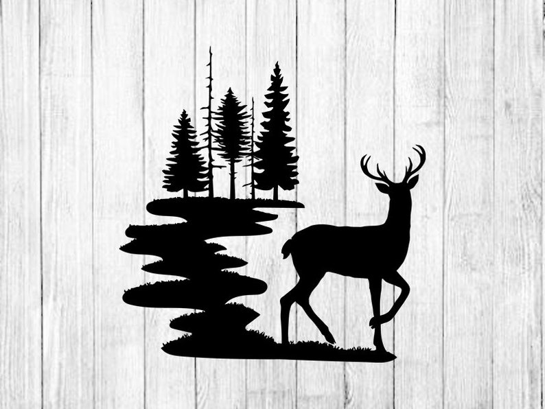Download Hirsch Svg-Dateien Wald Hirsch Svg Hirsch Silhouette | Etsy