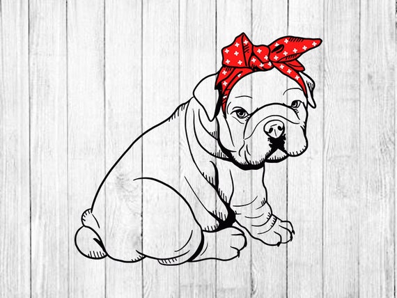 Download Bulldog Svg Dog Svg Shirts For Womens Bandana Svg Bulldog Etsy PSD Mockup Templates