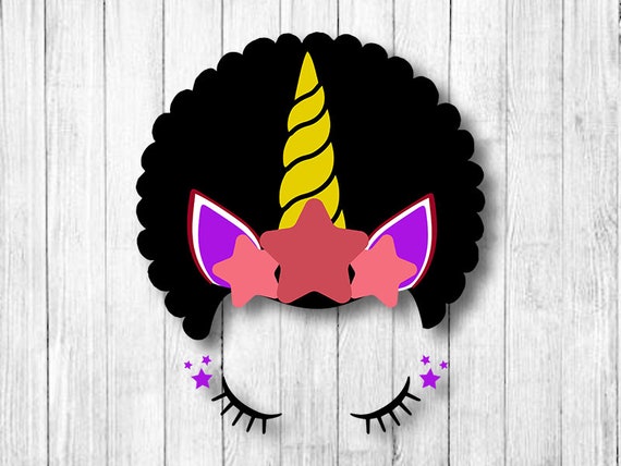 Free Free Unicorn Afro Svg 104 SVG PNG EPS DXF File