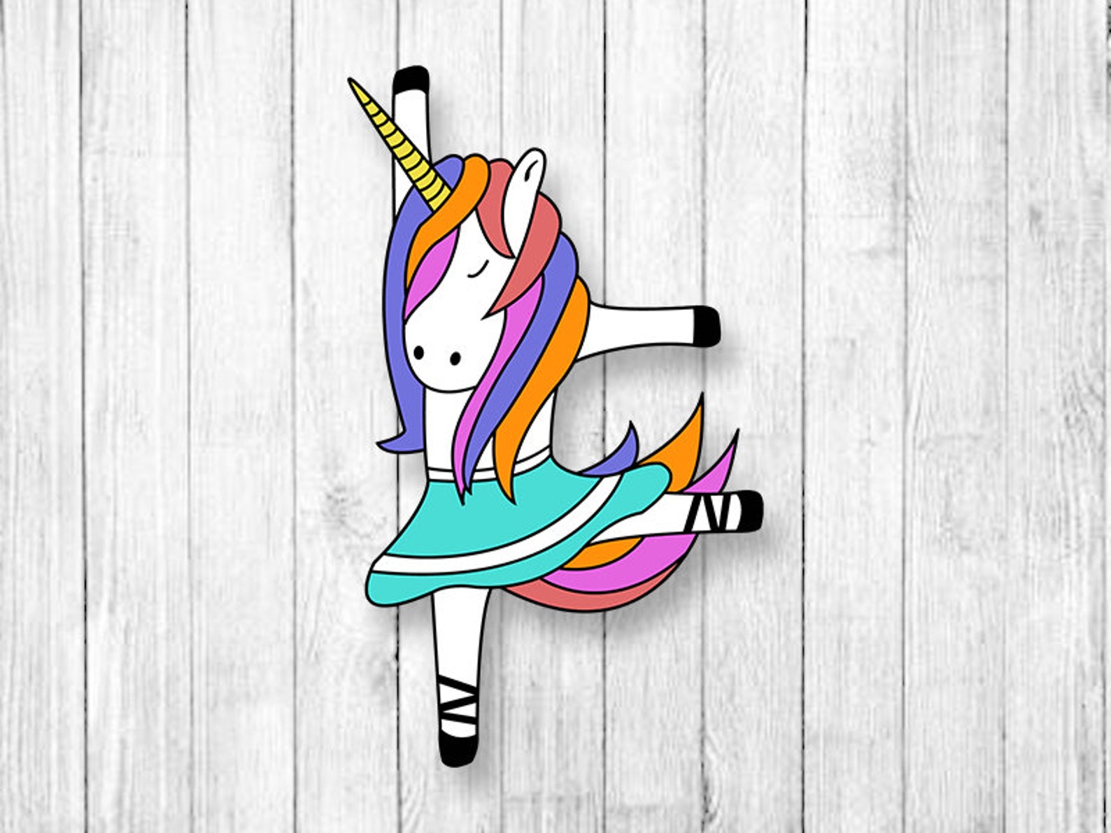 Unicorn Dance Svg Unicorn Ballet Svg Ballet Svg Unicorn Etsy