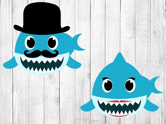 Download Doo Doo Doo Shark Svg Baby Shark Svg Fish Svg Svg Vector Files For Silhouette Cameo Or Cricut Dxf Eps Couple Svg Clip Art Art Collectibles
