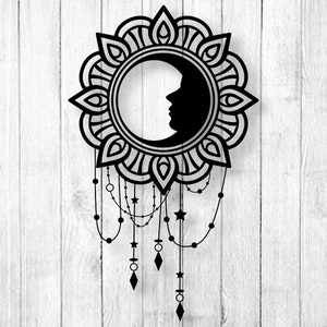 Download Mandala Moon Svg Mandala Svg Moon Svg Moon Clipart Svg Etsy