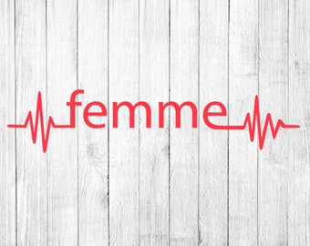 Femme svg -Girl power svg -  grl pwr Svg - Feminist Svg - feminism svg - femme Clipart -  For Cricut - For Silhouette - Dxf - Eps - Png