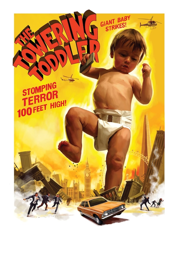 The Towering Toddler B-movie Poster - Etsy