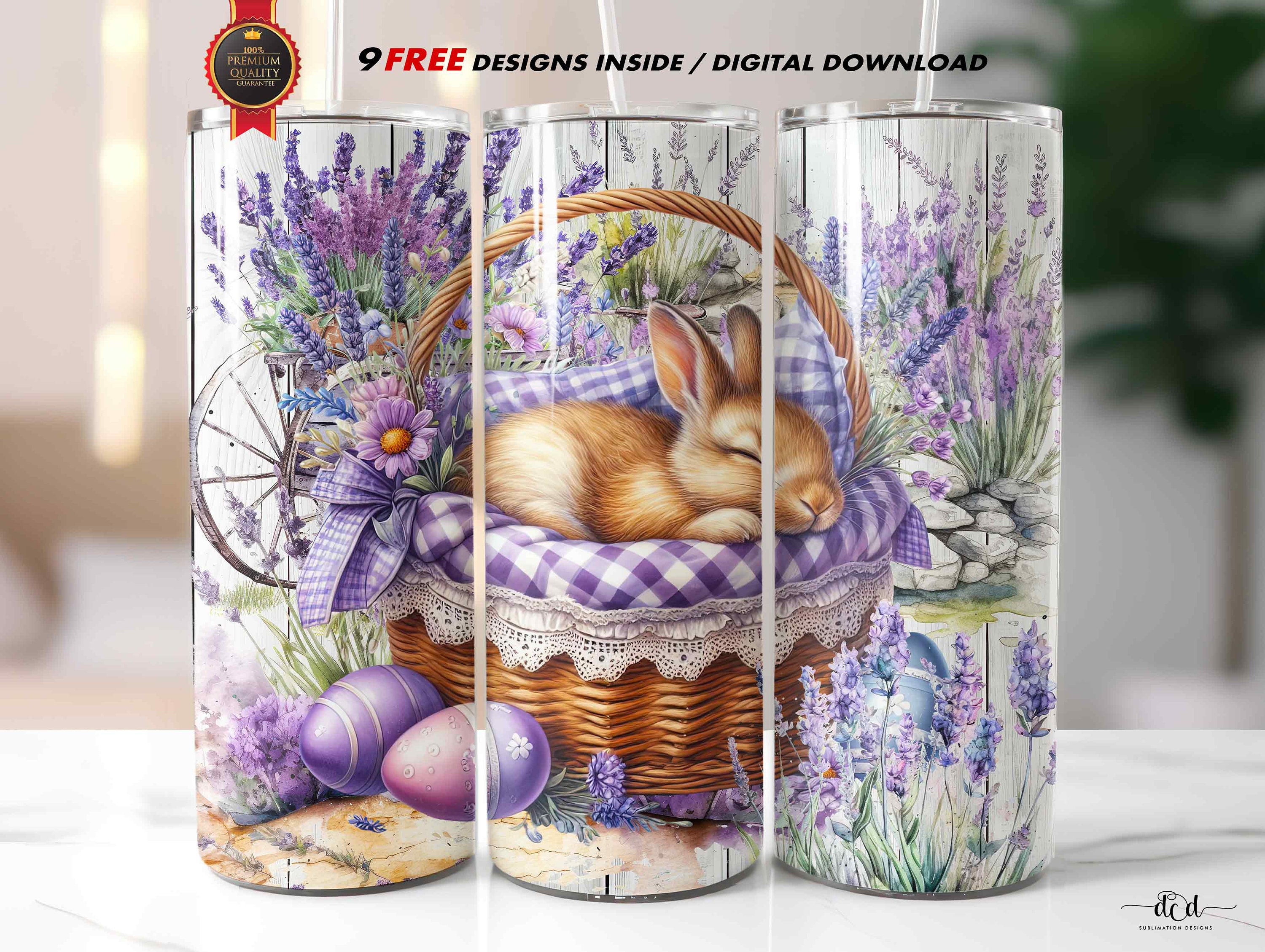 Easter Bunny Tumbler Wrap, 20 Oz Skinny Straight Sublimation PNG - Etsy