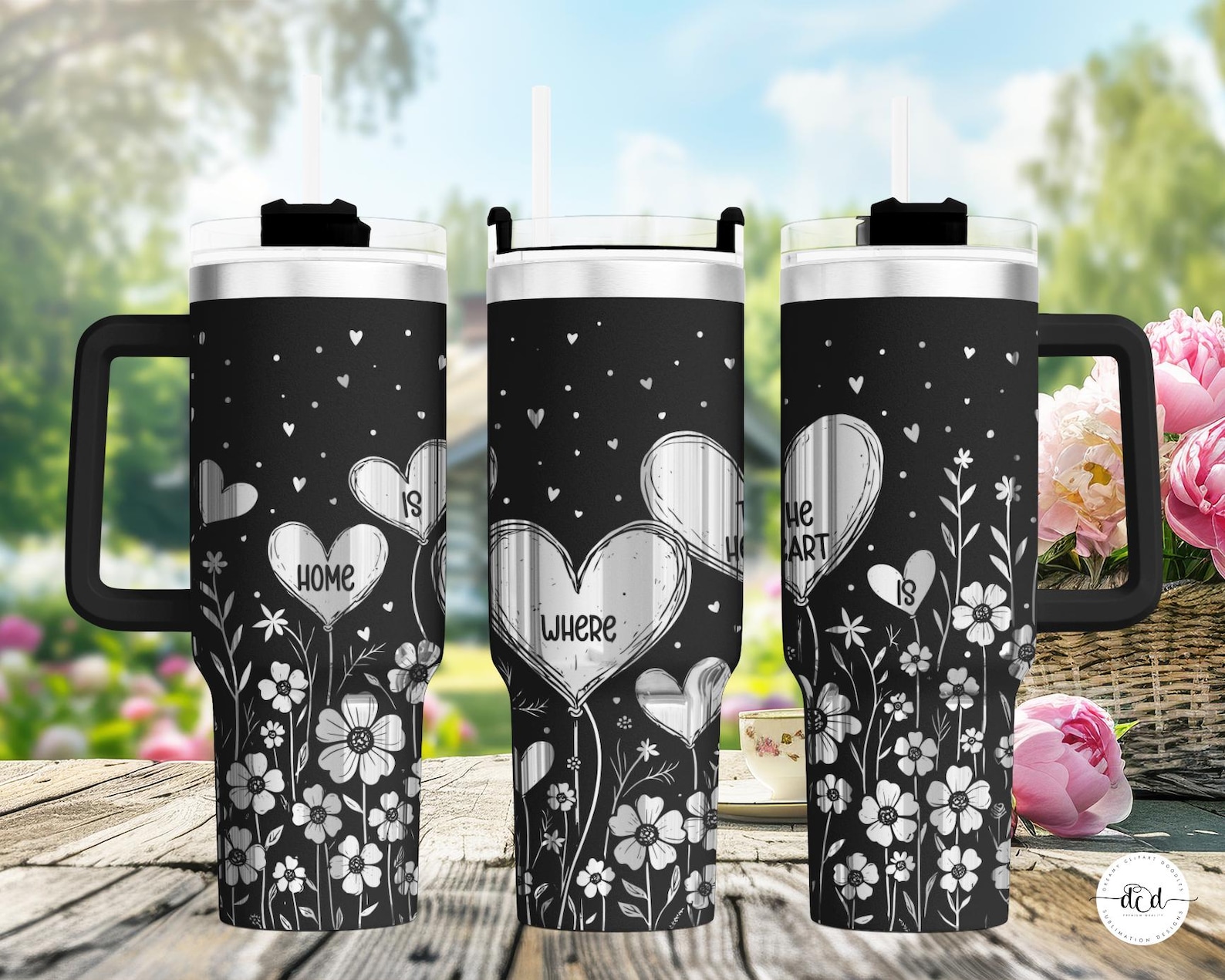 Valentines Laser 40 Oz Tumbler Wrap SVG / Engraved Etched Quencher ...