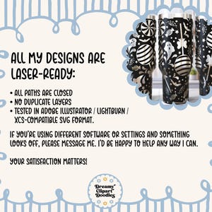 May include: Black and silver insulated tumbler with a Halloween-themed design. The design includes lollipops, ghosts, bats, and other spooky elements. The text on the image says "ALL MY DESIGNS ARE LASER-READY".