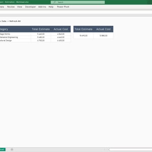Project Estimation, Scheduling, Workload Spreadsheet image 6