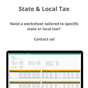 We can adjust your Form W2, Form 941, State Tax and any other sheet