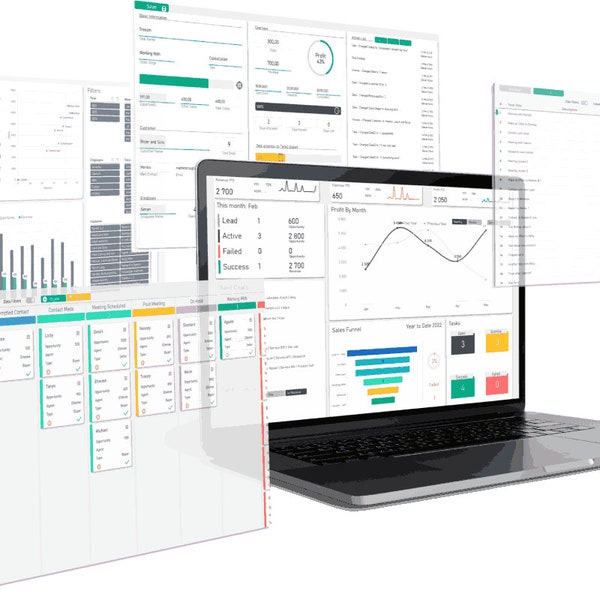 CRM de ventas: ¡mejore su canal de ventas con Excel Sales CRM! / Base de datos de contactos